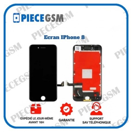ECRAN POUR IPHONE 8 NOIR