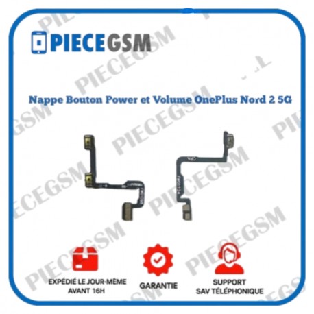 Nappe Boutons Power et Volume OnePlus Nord 2 5G