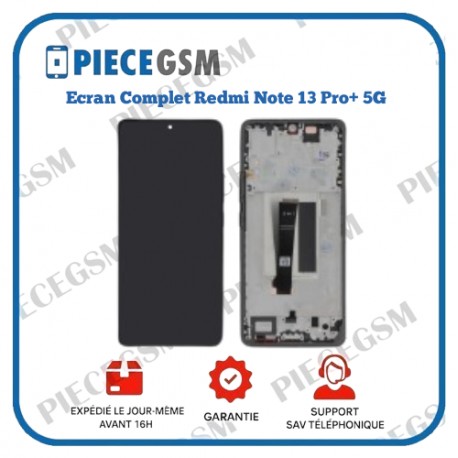 Écran Complet pour Redmi Note 13 Pro+ 5G (Avec Châssis) – ReLife (PIEC)
