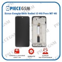 Ecran Complet Noir Redmi 15 4G/Poco M7 4G (Avec Châssis) (ReLife) (PIEC)