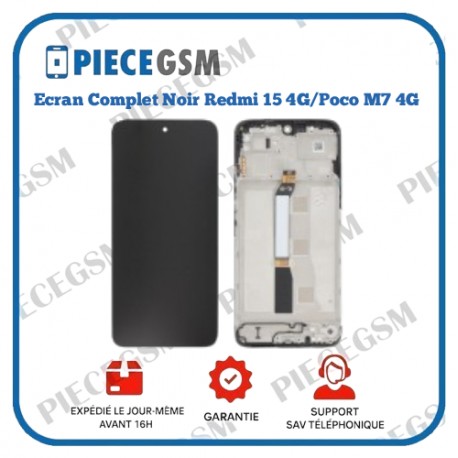 Ecran Complet Redmi 15 4G/Poco M7 4G (Sans Châssis) (ReLife) (PIEC)