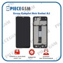 Ecran Complet Noir Redmi A2 (Avec châssis)