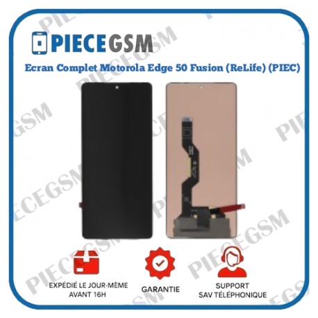 Ecran Complet Motorola Edge 50 Fusion (Sans Châssis) (ReLife) (PIEC)