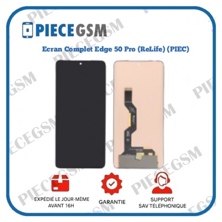 Ecran Complet Edge 50 Pro (Sans Châssis) (ReLife) (PIEC)