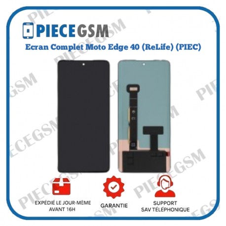Ecran Complet Moto Edge 40 (sans châssis) (ReLife) (PIEC)