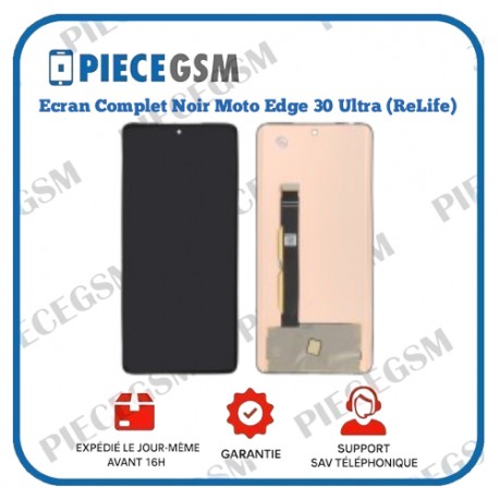 Ecran Complet Noir Motorola Edge 30 Ultra (ReLife) (PIEC)