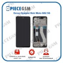 Ecran Complet Noir Motorola G62 5G (Avec châssis)