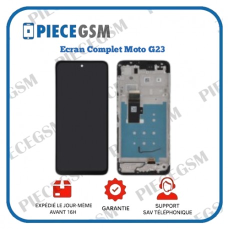 Ecran Complet Motorola G23 (avec châssis)
