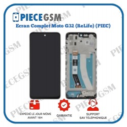 Ecran Complet Moto G32 (avec châssis) (ReLife) (PIEC)