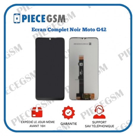 Ecran Complet Noir Motorola G42