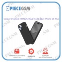 Coque Originale RHINOSHIELD noire pour iPhone 15 Plus