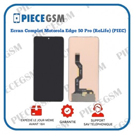 Ecran Complet Motorola Edge 50 Pro (Sans Châssis) (ReLife) (PIEC)