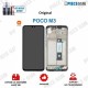 Ecran complet 100 % Original Xiaomi Poco M3 Noir service pack