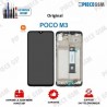 Ecran complet 100 % Original Xiaomi Poco M3 Noir service pack