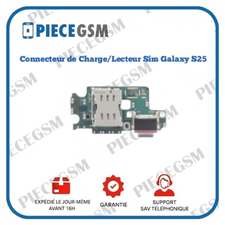 Connecteur de Charge/Lecteur Sim Samsung Galaxy S25 (S931B)