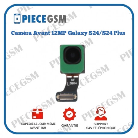 Caméra Avant 12MP Samsung Galaxy S24/S24+ (S921B/S926B) (service pack)