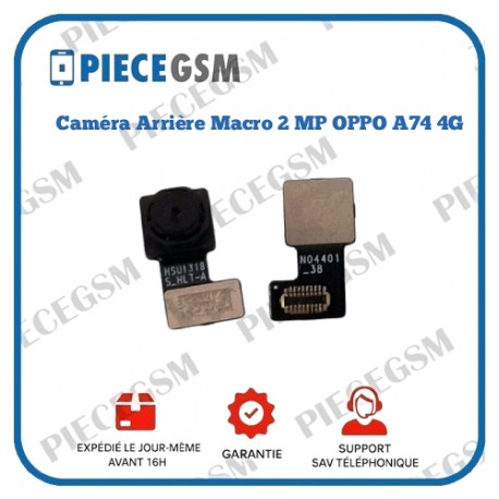 Caméra arrière Macro 2 MP originale OPPO A74 4G (Service Pack)