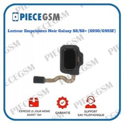 Lecteur Empreintes Noir Galaxy S8/S8+ (G950/G955F)