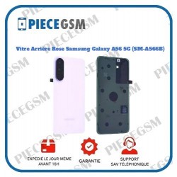 Vitre Arrière Rose Samsung Galaxy A56 5G (SM-A566B)