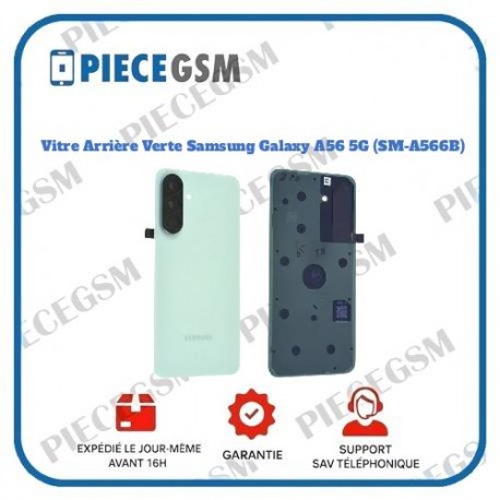 Vitre Arrière Verte Samsung Galaxy A56 5G (SM-A566B)