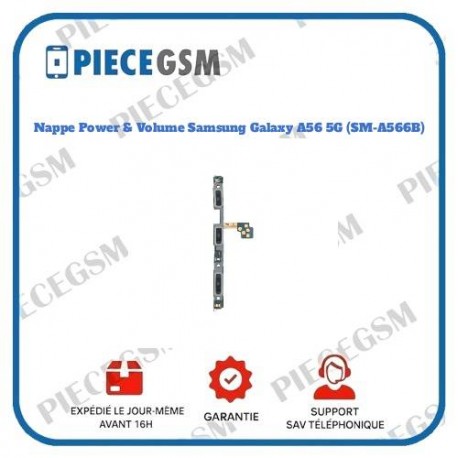 Nappe Power & Volume Samsung Galaxy A56 5G (SM-A566B)