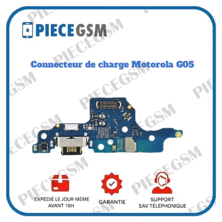 Écran Complet Noir pour Motorola Moto G24 – Service Pack pas cher