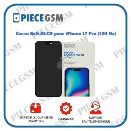 Ecran Complet iPhone 13 Pro 120 Hz (Soft OLED) (BOLT) pas cher