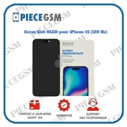 Ecran Complet iPhone 15 (Soft OLED) (BOLT) pas cher