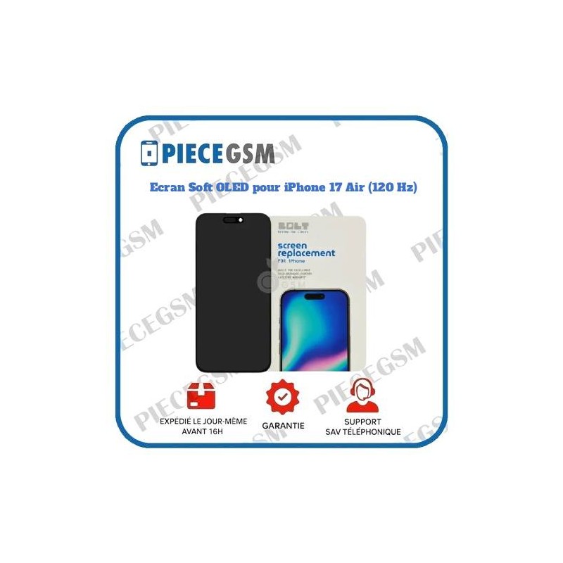 Ecran Complet iPhone 13 Pro 120 Hz (Soft OLED) (BOLT) pas cher