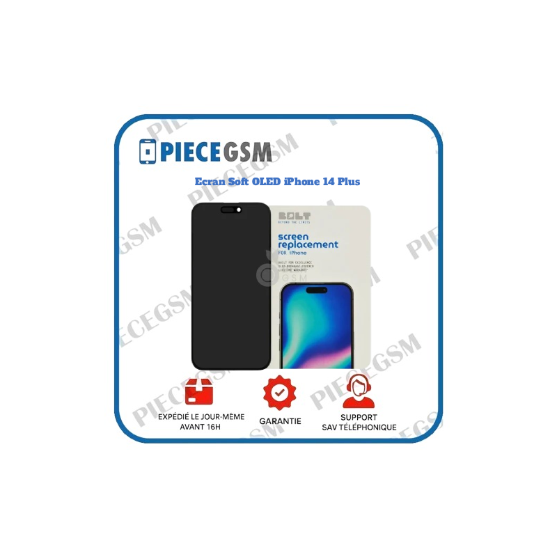Ecran Complet iPhone 13 Pro 120 Hz (Soft OLED) (BOLT) pas cher