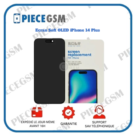 Ecran Complet iPhone 13 Pro 120 Hz (Soft OLED) (BOLT) pas cher