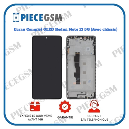 Ecran Complet OLED Redmi Note 13 5G (Avec châssis)