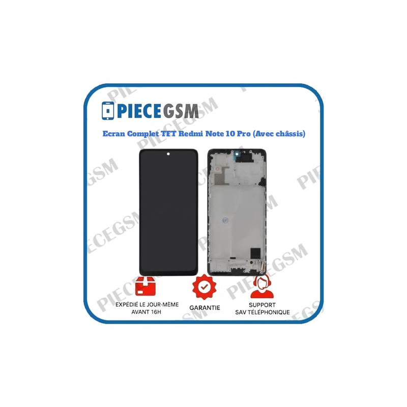 Ecran Complet TFT Redmi Note 10 Pro (Avec châssis)