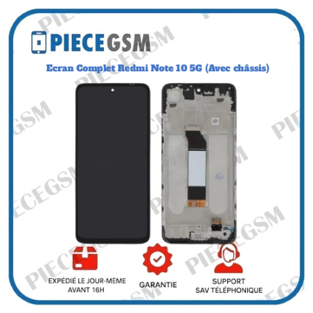 Ecran Complet Redmi Note 10 5G (Avec châssis)