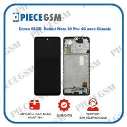 Ecran OLED Redmi Note 10 Pro 4G avec Chassis