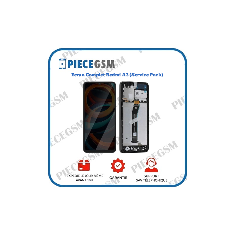 Ecran Complet Redmi A3 (Service Pack)