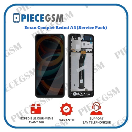 Ecran Complet Redmi A3 (Service Pack)