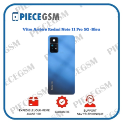 Vitre Arrière originale Redmi Note 11 Pro 5G – Bleu