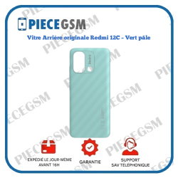 Vitre Arrière originale Redmi 12C – Vert pâle