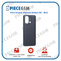 Vitre Arrière originale Redmi 12C – Noir
