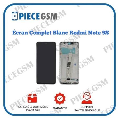 Écran Complet Blanc Redmi Note 9S
