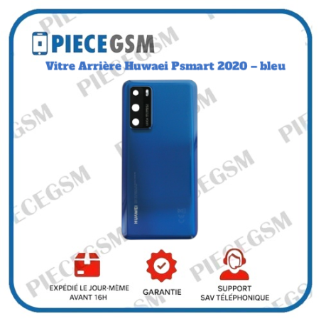 Vitre Arrière originale Huwaei Psmart 2020 – bleu