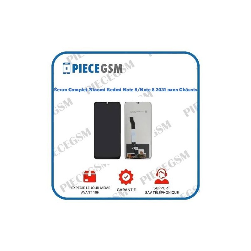 Écran Complet Xiaomi Redmi Note 8 / Note 8 2021 sans Châssis