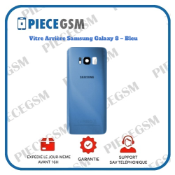 Vitre Arrière originale Samsung Galaxy 8 – Bleu
