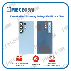 Vitre Arrière originale Samsung Galaxy S26 Ultra – Bleu