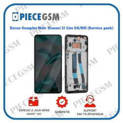 Ecran Complet Noir Xiaomi 11 Lite 5G/NE (Service pack)