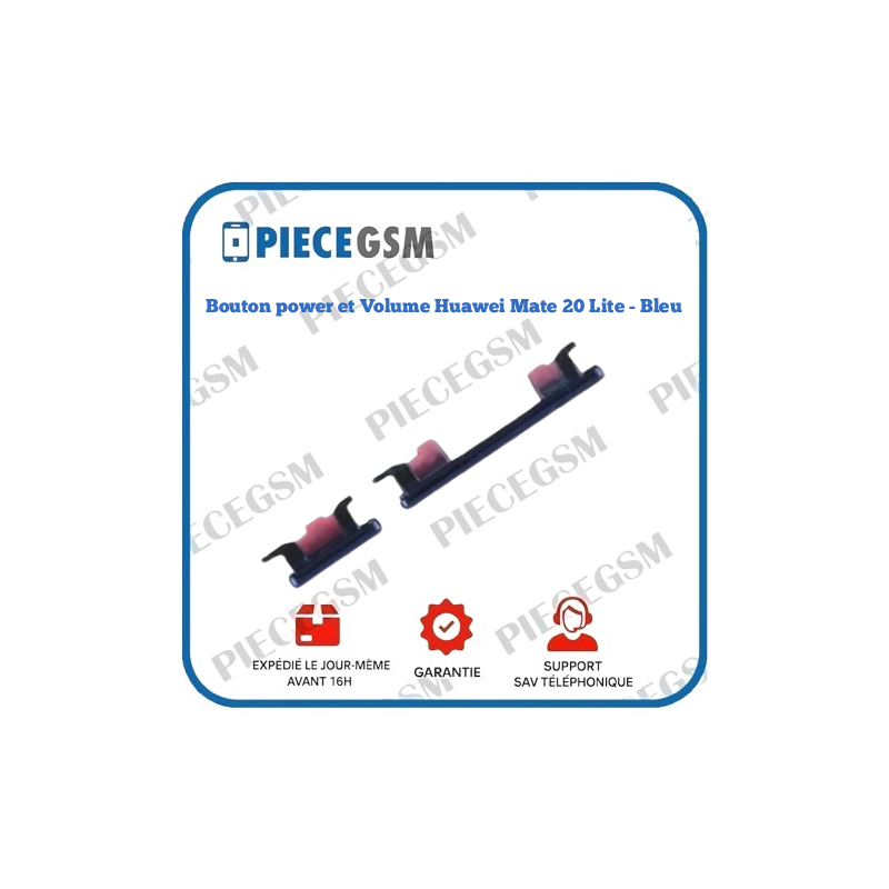 Bouton power et Volume Huawei Mate 20 Lite - Bleu
