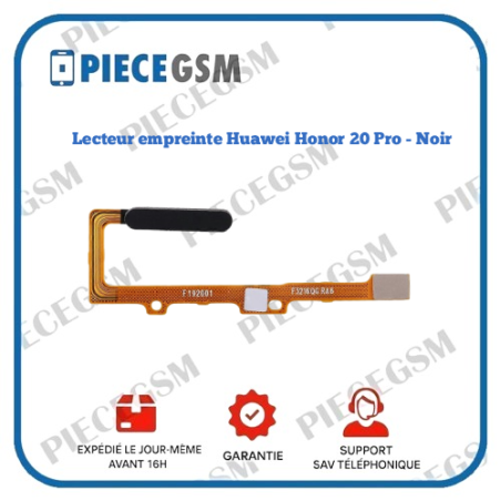Lecteur empreinte Huawei Honor 20 Pro - Noir