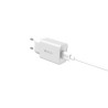 KIT CHARGEUR USB / LIGHTNING V3 - DEVIA SMART SERIES - EU 2A 5V 1USB - BLANC